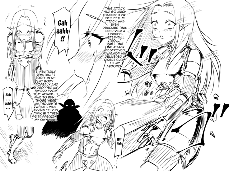 Haiboku Elf no Onna Kishi Orc Ryoujoku, Soshite...