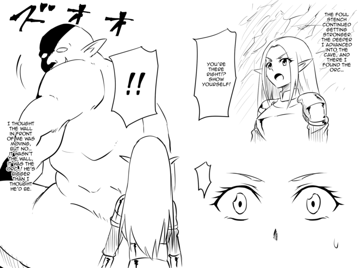 Haiboku Elf no Onna Kishi Orc Ryoujoku, Soshite...