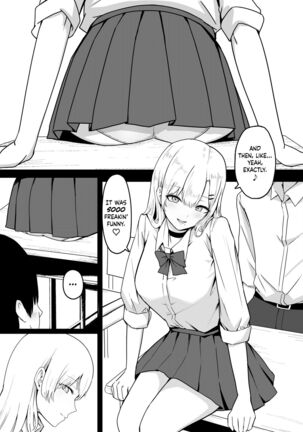 Dosukebe JK Gal no Honki Sakusei | Getting my Balls Drained by a Slutty JK Gyaru - Page 3