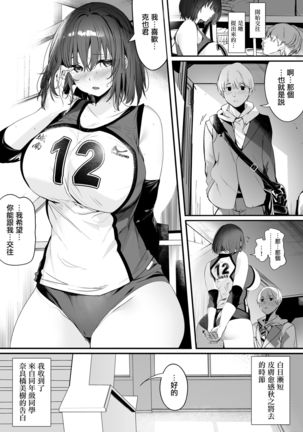 Koushinchou Volley-bu no Seisokei Kanojo ga Senpai no Mono ni Natte Shimau Ichibushijuu | 排球部的高個子清純系女友變成前輩的所有物的事情始末 Page #3