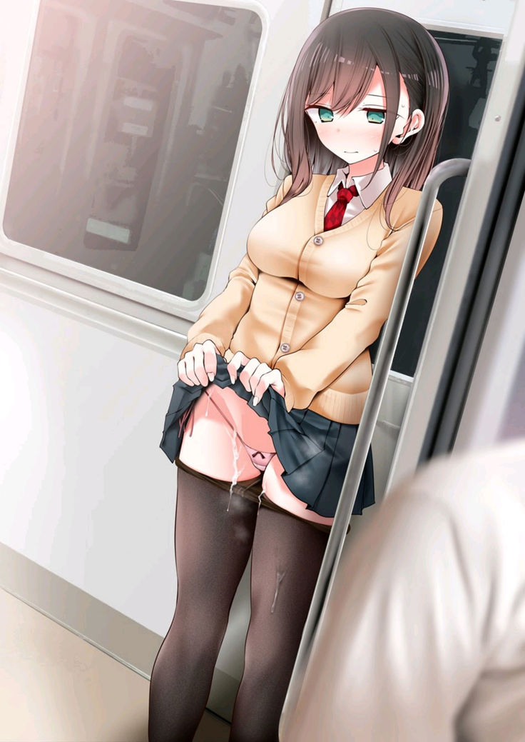 Tsuukin Densha de Pantsu o Misete Kuru JK ga Ita no de Hametemita 1