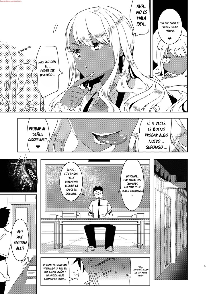 Futanari Kyokon Kuro Gal ni Gyaku Anal Fukujuu Saserareru nante  español