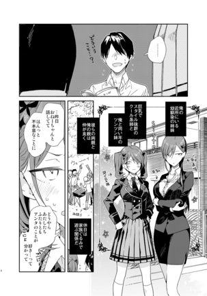 Kinjo no Tsuntsun Imouto to Muhyoujou Ane ni Semarare Ecchi - Page 6