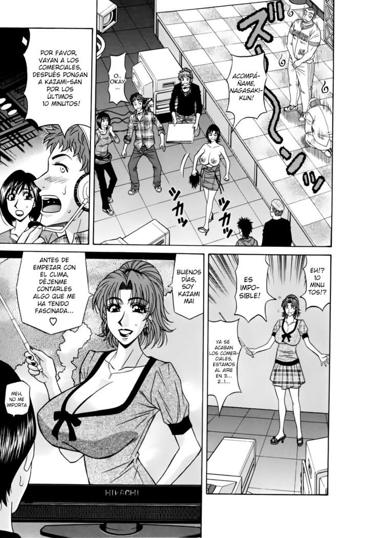 Hitoduma Bakunyuu Announcer Yuriko-san  Ch.1-5