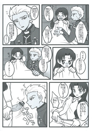 凜ちゃんがふたなりになってアーチャーとえっちる本 Page #17