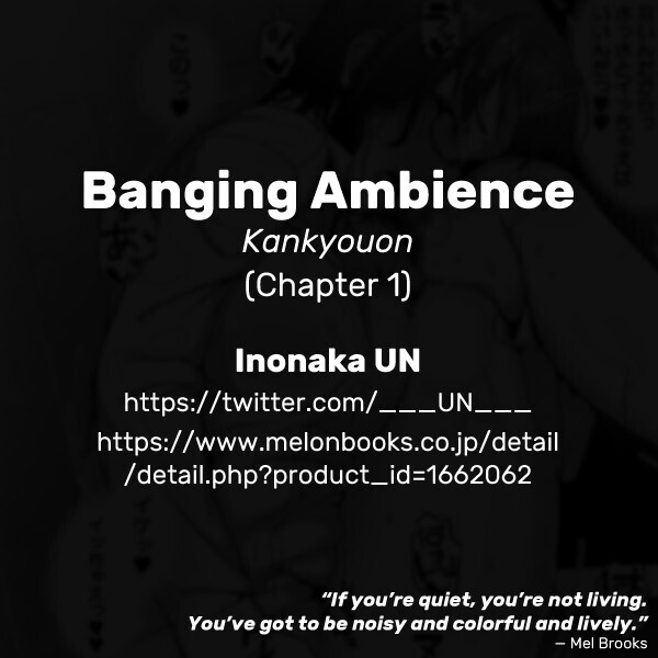 Kankyouon Ch. 1 | Banging Ambience Ch. 1