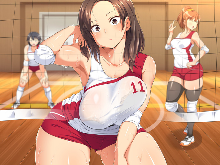 Kyonyuu Mama-san Volley Team no Yuuwaku ~Yokkyuu Fuman na Hitozuma-tachi~