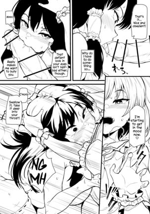 Futanari Flan-chan Ga Reimu O Choukyou Suru Manga | Futanari Flan-chan Training Reimu - Page 10