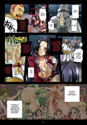Dorei Jotei Jakan Manaita Strip SHOW! | Slave Empress Snake Rape Strip Show Page #10