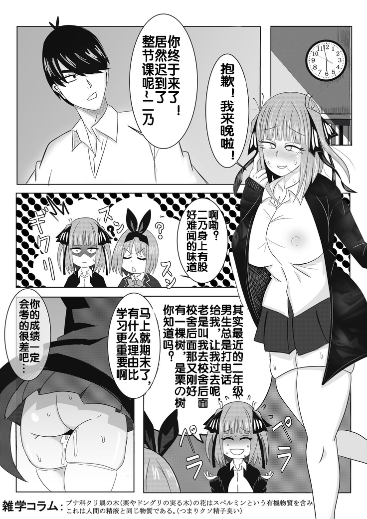 二乃ちゃんの催眠アプリ漫画〈前編〉