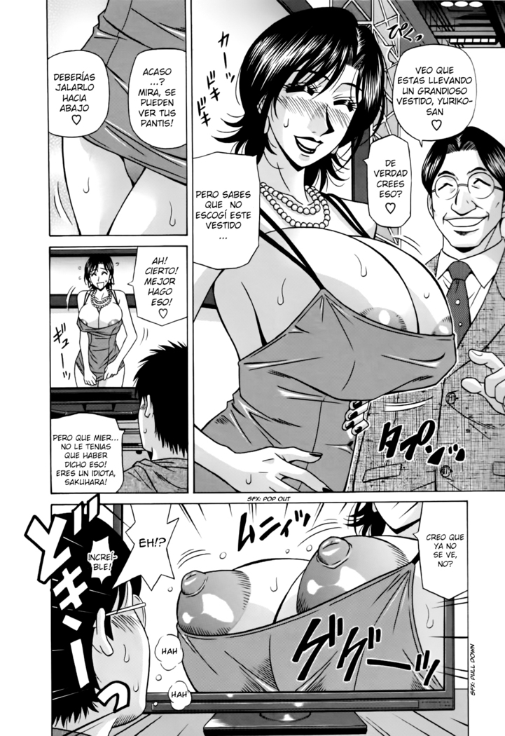 Hitoduma Bakunyuu Announcer Yuriko-san  Ch.1-6