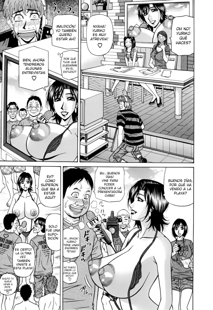 Hitoduma Bakunyuu Announcer Yuriko-san  Ch.1-6