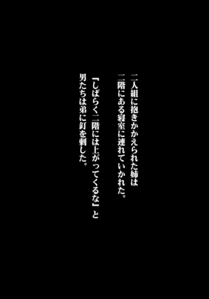 ある日、弟が覗き見たのは不良たちに昏睡レ〇プされる大好きだった姉の姿だった。 Page #13