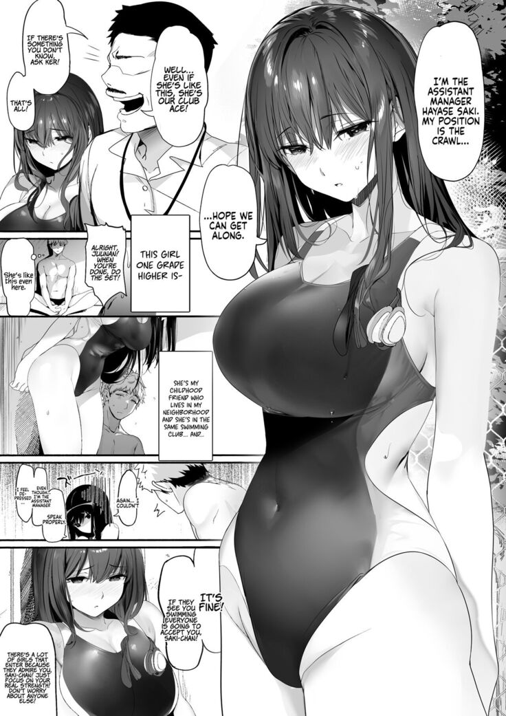 Suieibu no Seisokei Osananajimi ga DQN ni Moteasobareru Ichibushijuu | The Whole Story of My Neat Childhood Friend in the Swimming Club Being Toyed With by a Dumbass