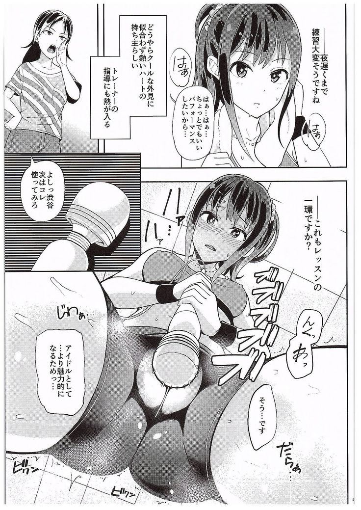 Micchaku Shuzai Document Shibuya Rin Idol no Sugao