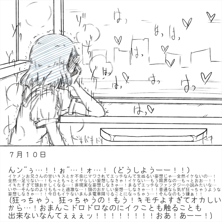 Densha Tsugaku ga Himananode Etchina Moso de Onani Shite Miru