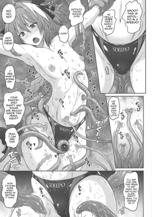 Kyouei Mizugi de Shokushu Zeme Tolfo Page #8