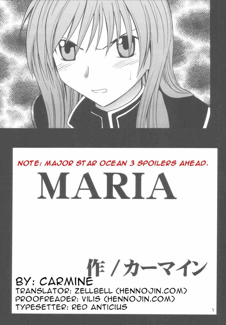 Star Ocean - Maria: End of Time