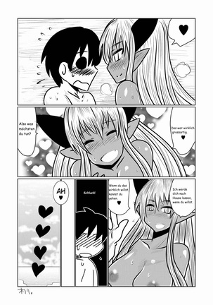 Kasshoku no Succubus-san to. | Mit einer Sonnengebräunte Sukkubus Page #16