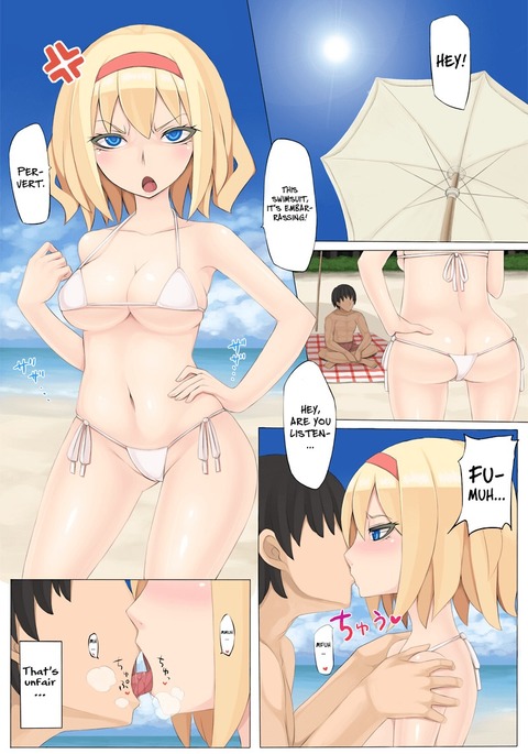 I went to the beach with Alice