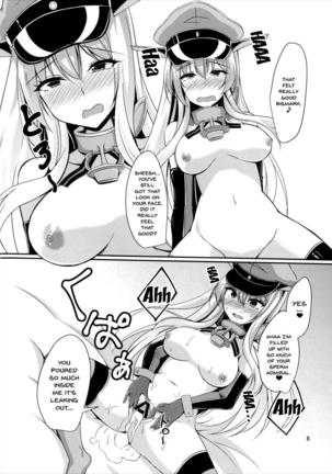 Bismarck wa Teitoku ni Taberareru. | Bismarck Gets Sexually Devoured Page #8