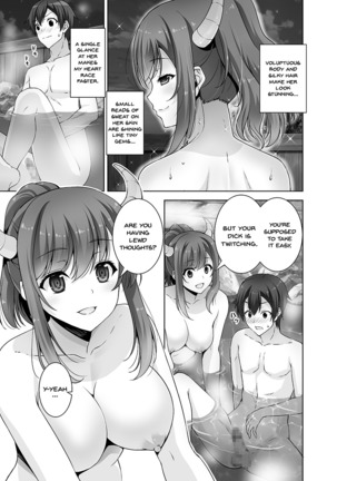 Tottemo H na Succubus Onee-chan to Onsen de Shippori Sex - Page 7