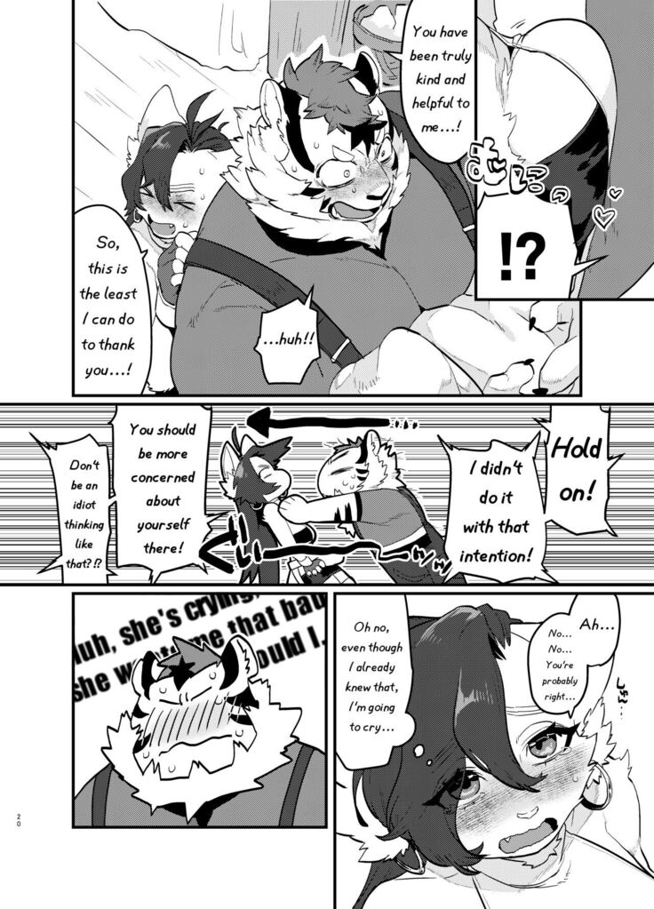 Tired Office Worker is Reincarnated In Another World TF and then Became A Female Kemono