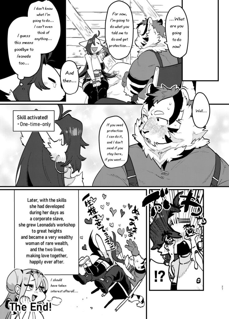 Tired Office Worker is Reincarnated In Another World TF and then Became A Female Kemono