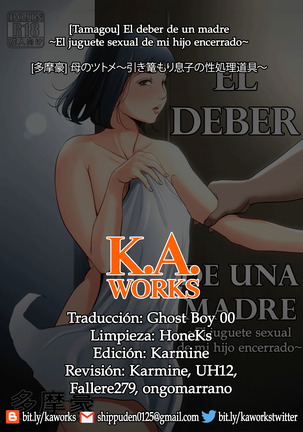 Haha no Tsutome ~Hikikomori Musuko no Seishori Dougu~ | El Deber de una Madre ~El Juguete Sexual de mi Hijo Encerrado~ Page #78