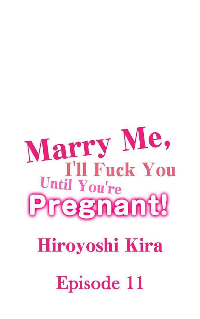 Marry Me, I'll Fuck You Until You're Pregnant!