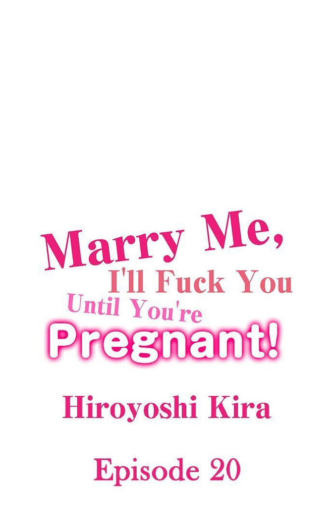 Marry Me, I'll Fuck You Until You're Pregnant!