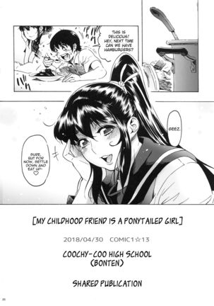 Osananajimi wa, JK Ponyta | My Childhood Friend is a Ponytailed High School Girl - Page 22
