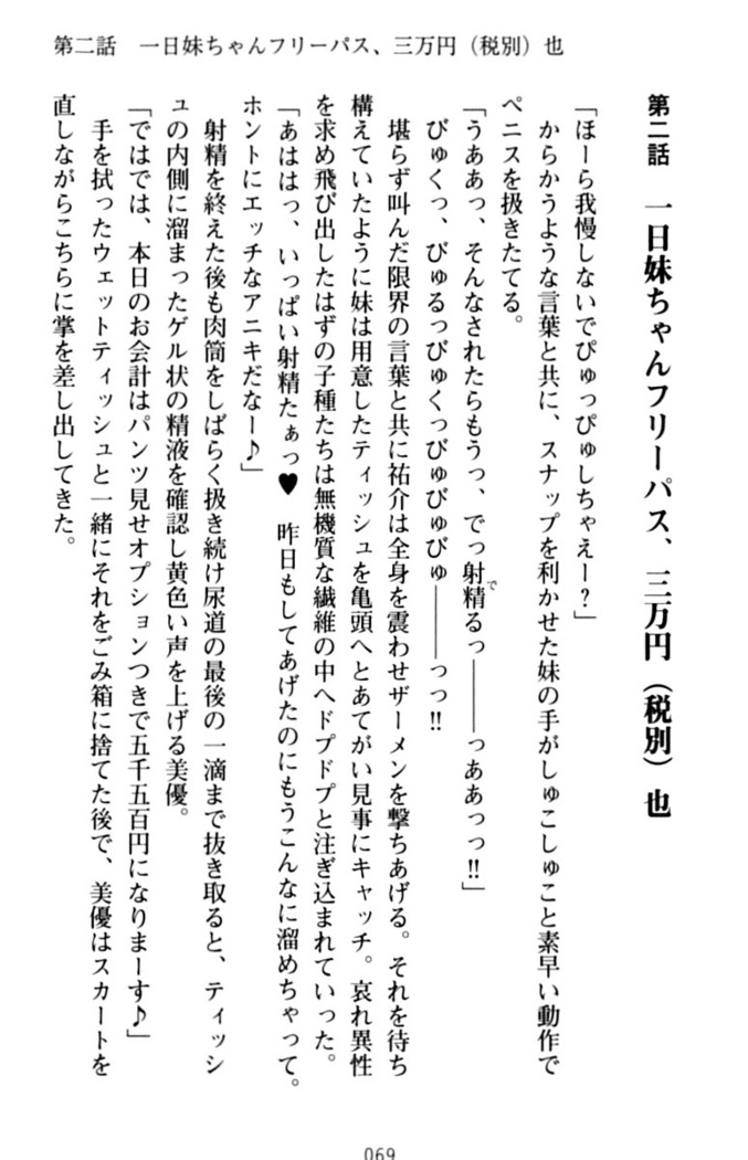 いもうとバイト！エッチなお兄ちゃんを誘惑するだけの簡単なおしごとです