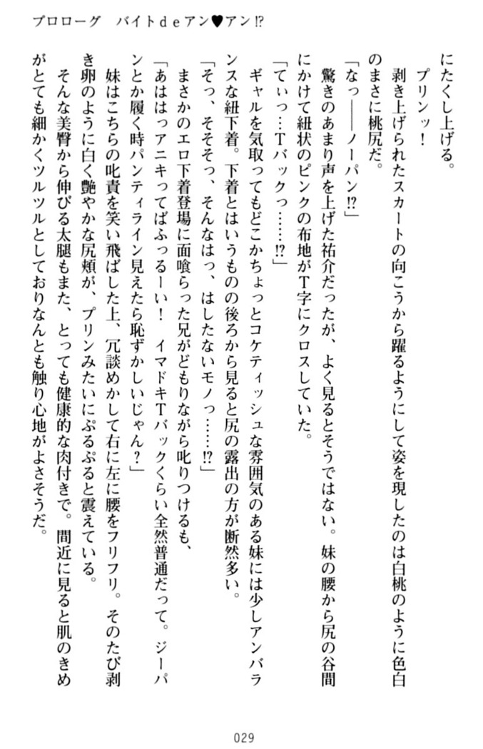 いもうとバイト！エッチなお兄ちゃんを誘惑するだけの簡単なおしごとです