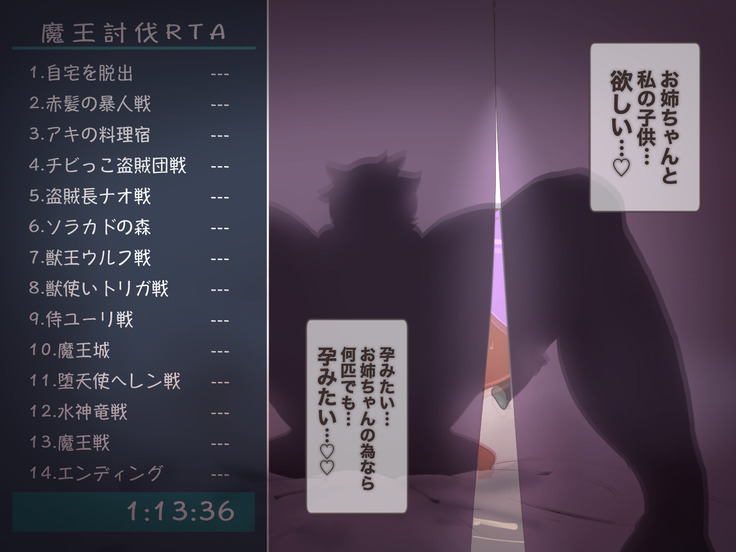 クソザコ勇者による魔王討伐RTA