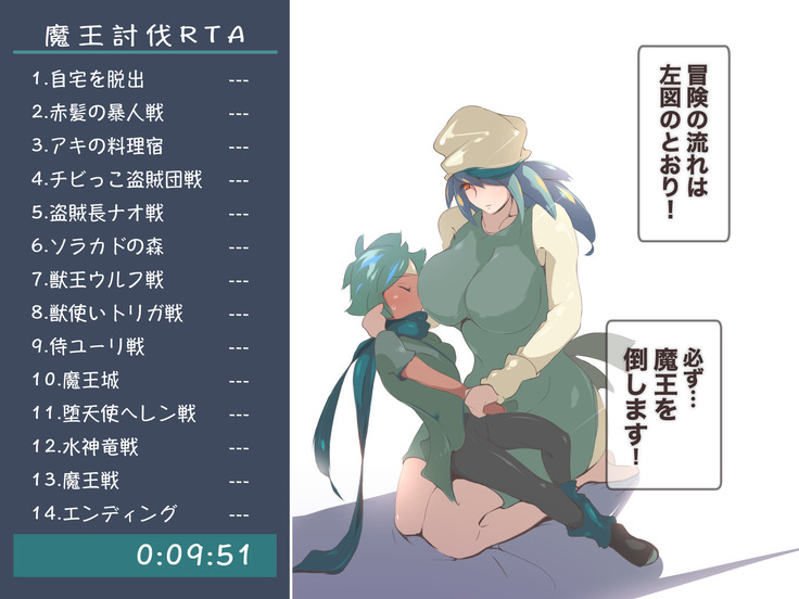 クソザコ勇者による魔王討伐RTA