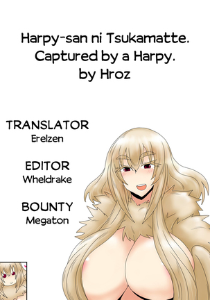 Harpy-san ni Tsukamatte. | Captured By A Harpy.