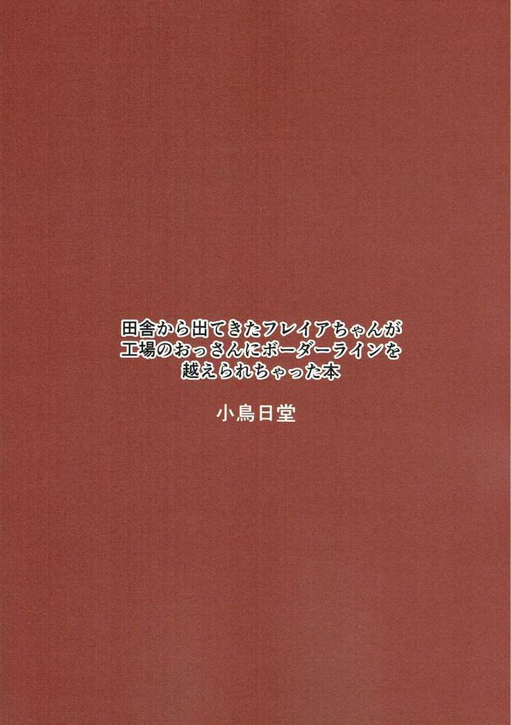 Inaka Kara Detekita Freyja-chan ga Koujou no Ossan ni Borderline o Korechatta Hon