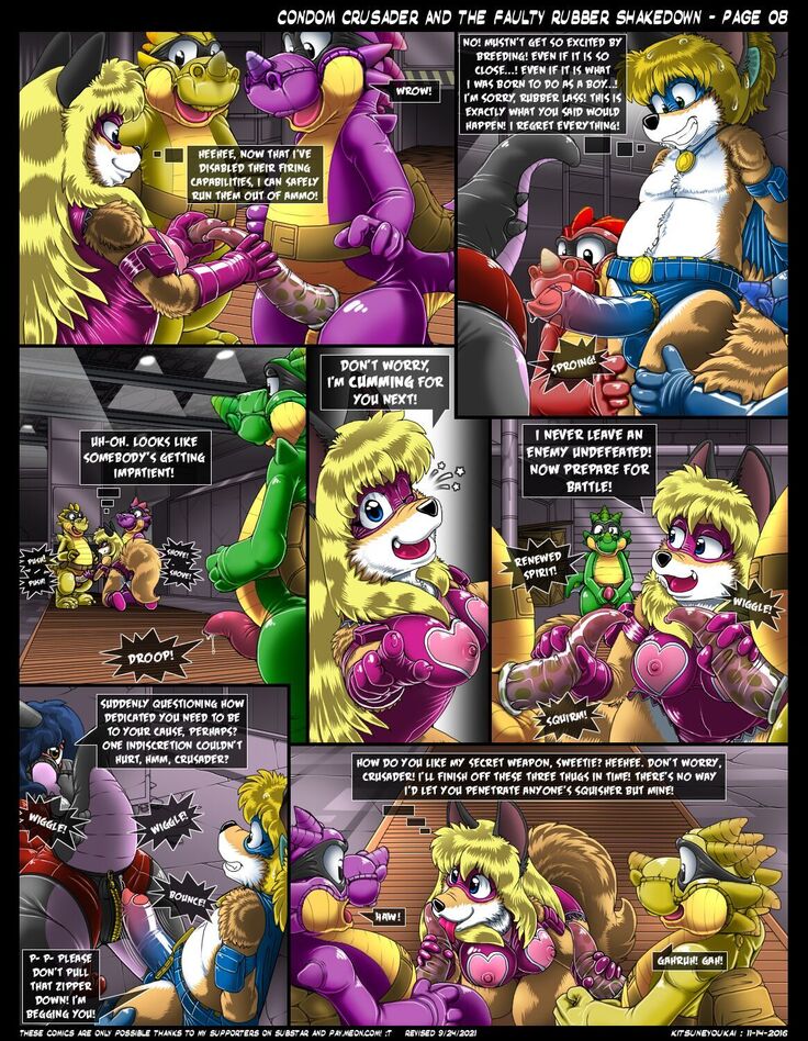 Condom Crusader Issues 1-3 by Kitsune Youkai