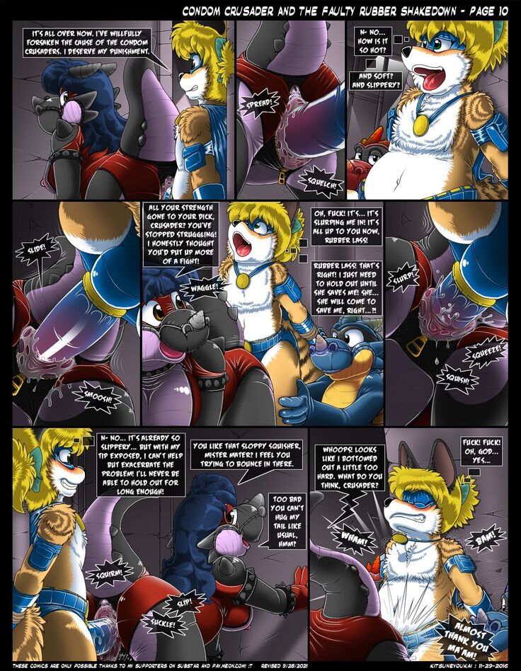 Condom Crusader Issues 1-3 by Kitsune Youkai