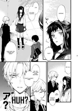 Kono Hito Kareshi ja Arimasen!! ~Shinomura Kyoudai no Jijou side Fuyuto~ Page #13