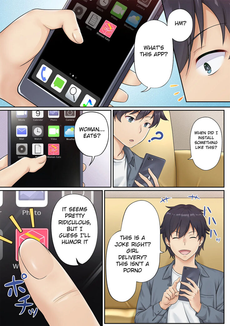 Woman Eats ~Yume no Bishoujo Takuhai Appli~ | Woman Eats ~Beautiful Dream Girl Delivery App~ + Bonus FANTIA Comic