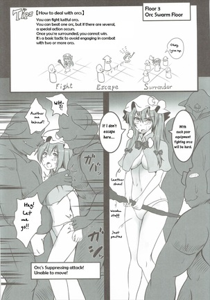 Patchouli ga Ero Dungeon de Hidoi Me ni Au Hon Page #17