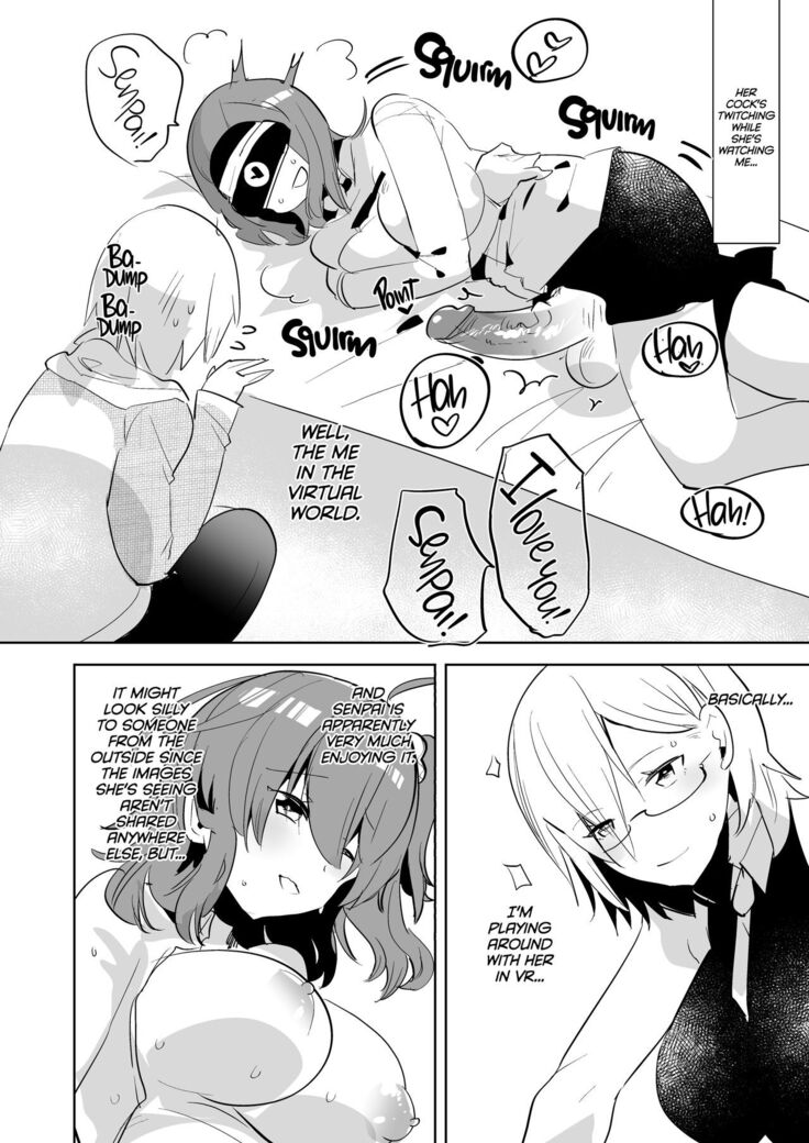 Senpai, VR yori Motto Kimochi Ii Futanari Nama Ecchi Shimasen ka?