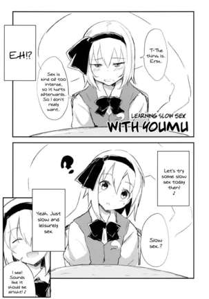 Learning Slow Sex With Youmu Page #4