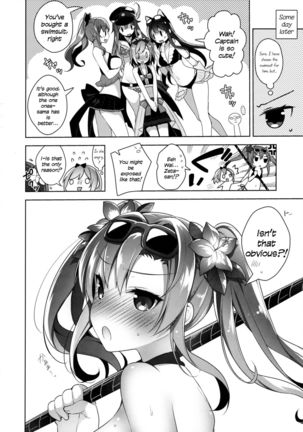 Danchou-san ga Mizugi o Kinai Riyuu | The Reason Captain Doesn't Wear a Swimsuit is... Page #23
