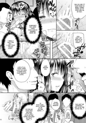 Chijoku no Chikan Densha 4 ~ Kareshi ni Segamare Chikan Densha ni Notta Shoujo | ~Shameless Train Molester 4 ~The Girl Begged By Her Boyfriend To Ride The Molester Train~ - Page 17