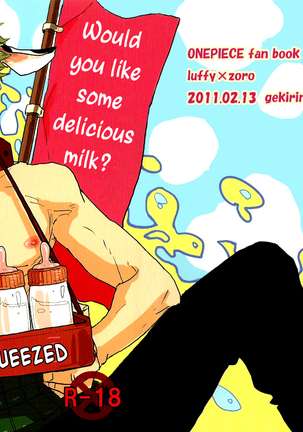 Oishii Milk Ikaga desu ka?