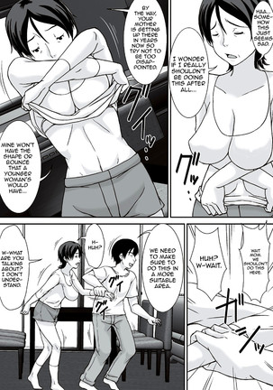 Kora! Anta Hahaoya o Kudoite Nani Shiyoutte Iu no!|Hey! What Are You Doing Making a Pass at Your Mother! - Page 12