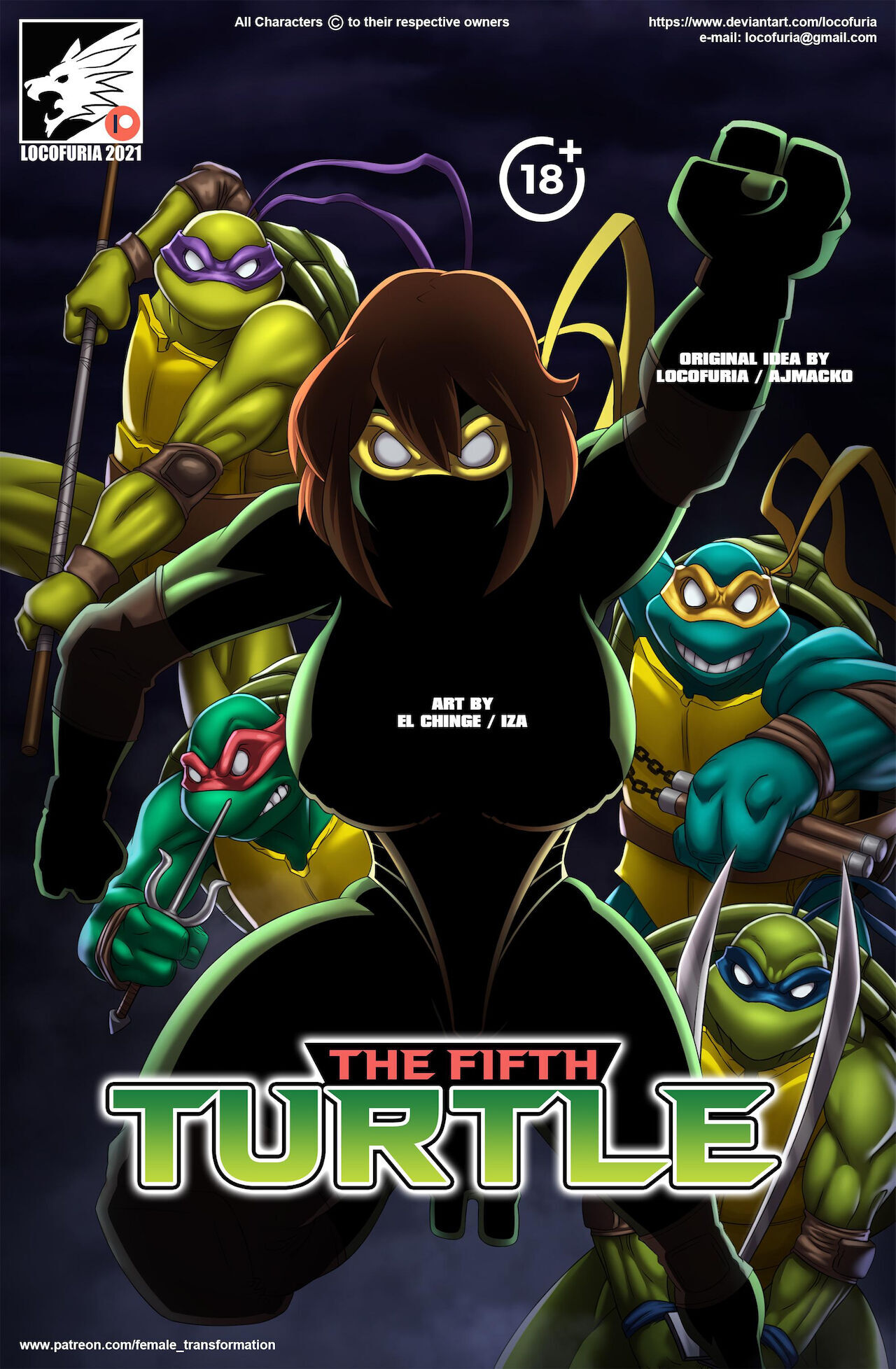 Tmnt Cartoon Sex Free Clips - The Fifth Turtle - English - teenage mutant ninja turtles Hentai